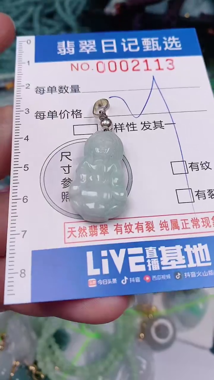 【闪购商品】翡翠颈饰未镶嵌00002113