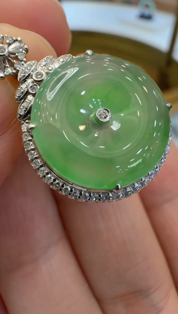 【闪购商品】翡翠吊坠(不含链)18K金镶嵌多样性团购发一件