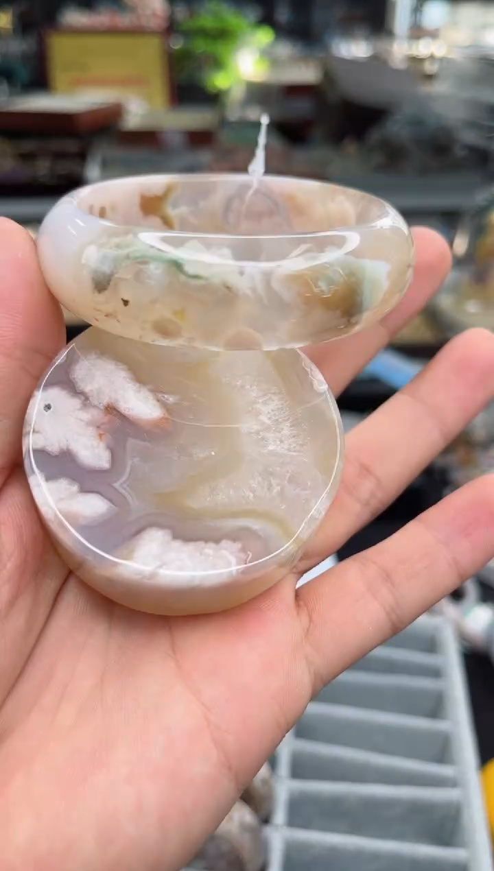 【闪购商品】石英质玉手镯未镶嵌60圈口（赠品镯心）3600263