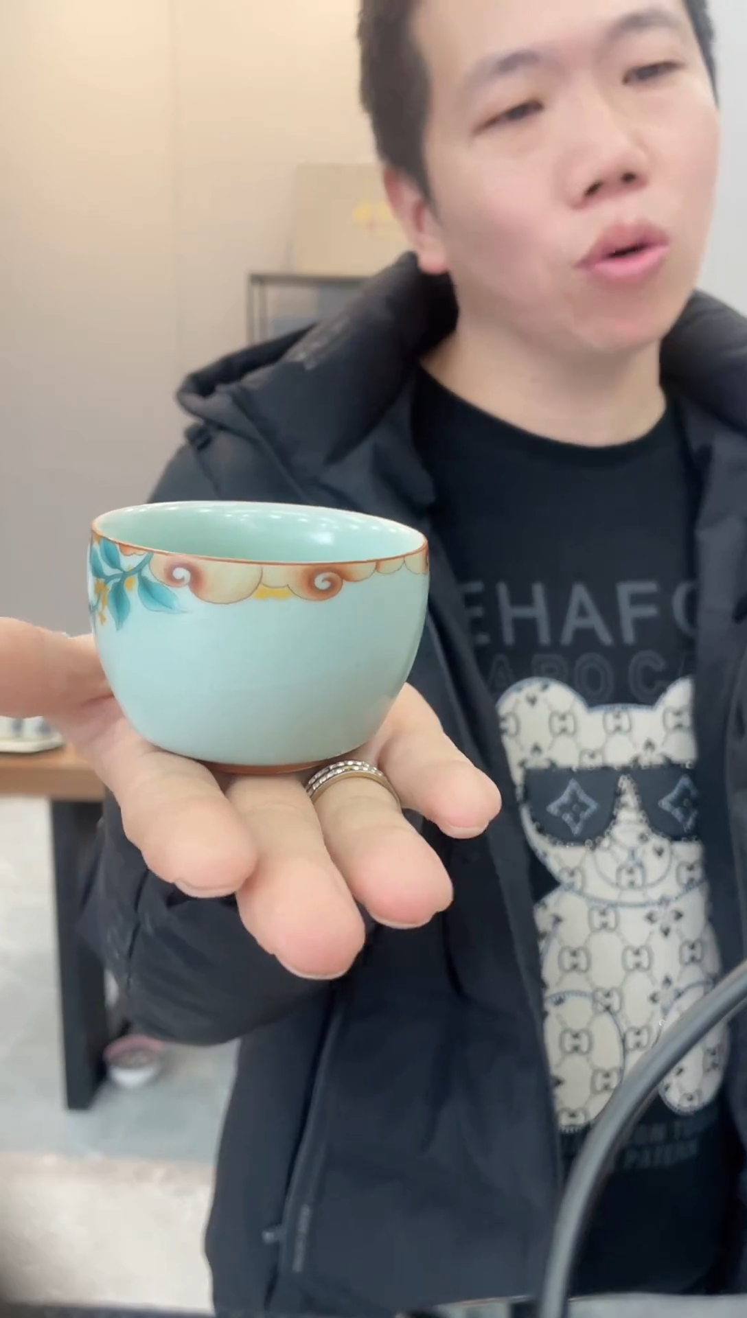 【闪购商品】【瓷心匠物】直播间福利专款马蹄青汝桂枝杯