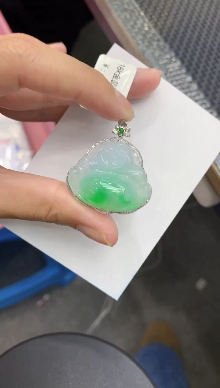 【闪购商品】翡翠颈饰18K金镶嵌111111111111