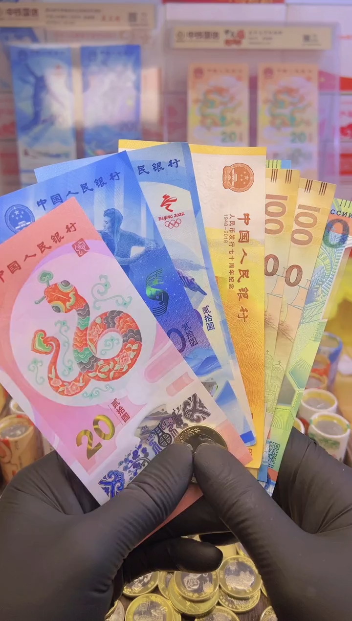 【闪购商品】塑料福蛇献瑞纪念钞大合集