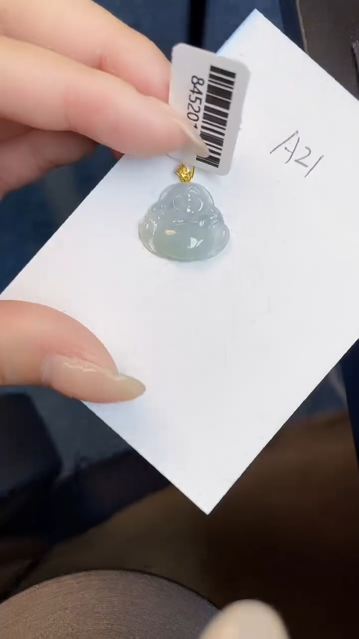 【闪购商品】翡翠颈饰18K金镶嵌00000000