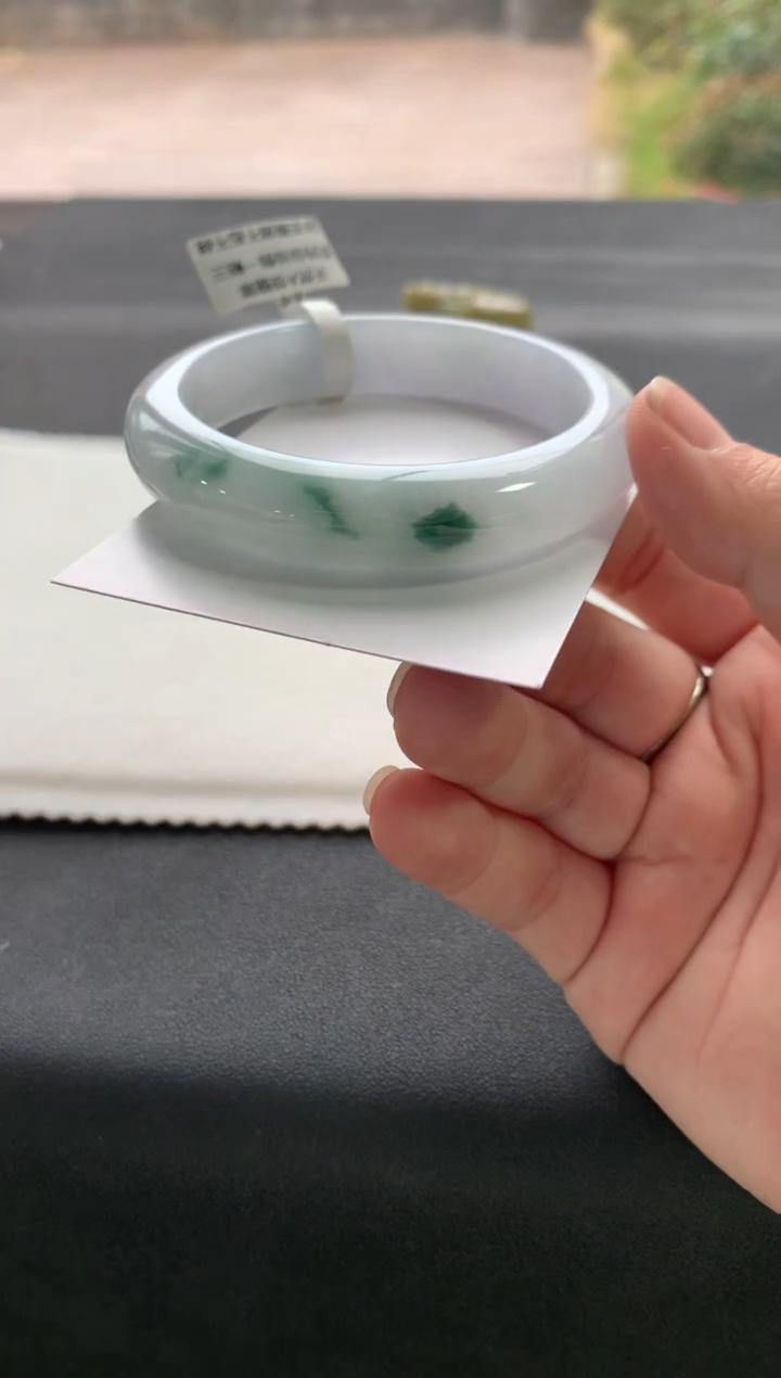 【闪购商品】翡翠手镯未镶嵌56正圈Y1216买断