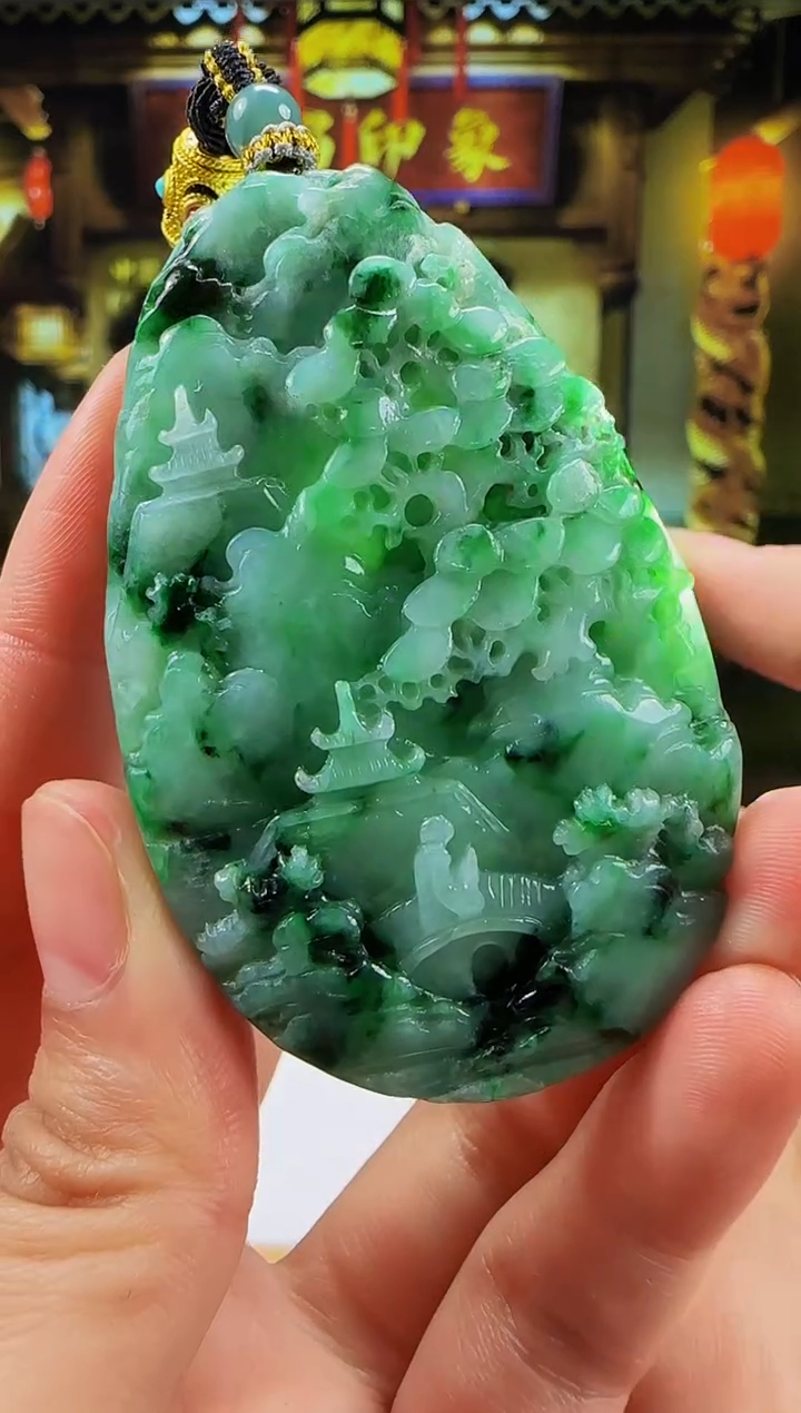 【闪购商品】翡翠颈饰未镶嵌WB00922翡翠