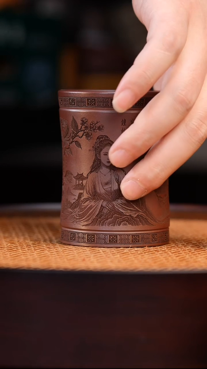 茶杯紫砂宜兴全手工紫砂杯