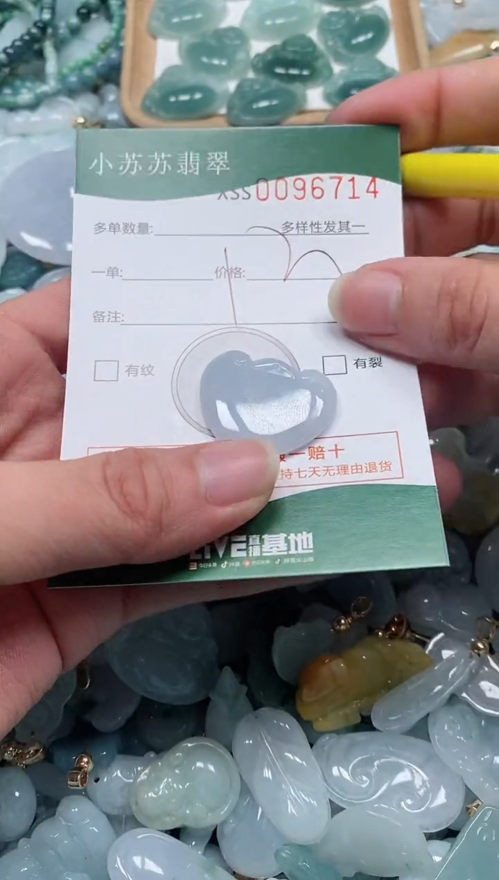 【闪购商品】翡翠颈饰未镶嵌闪购商品0096714