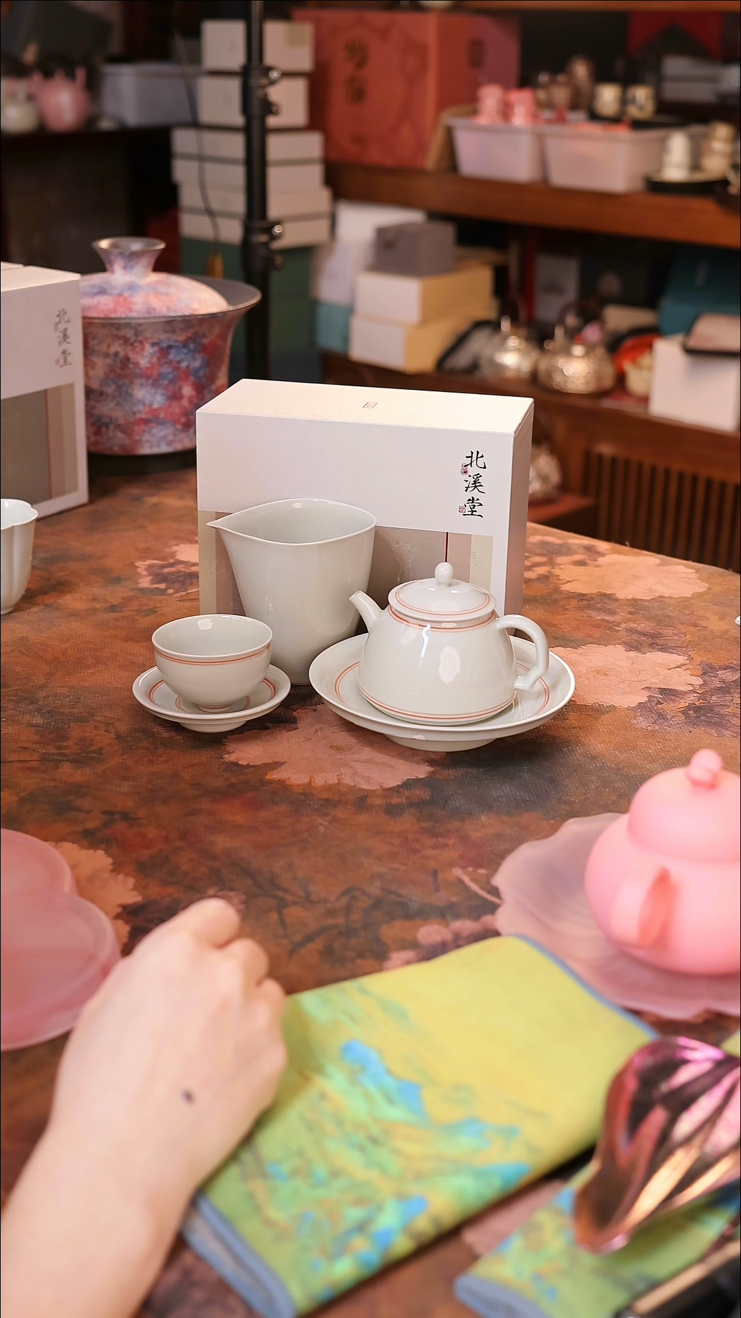 【闪购商品】陶瓷茶具（无礼盒无茶盘）@@A5164