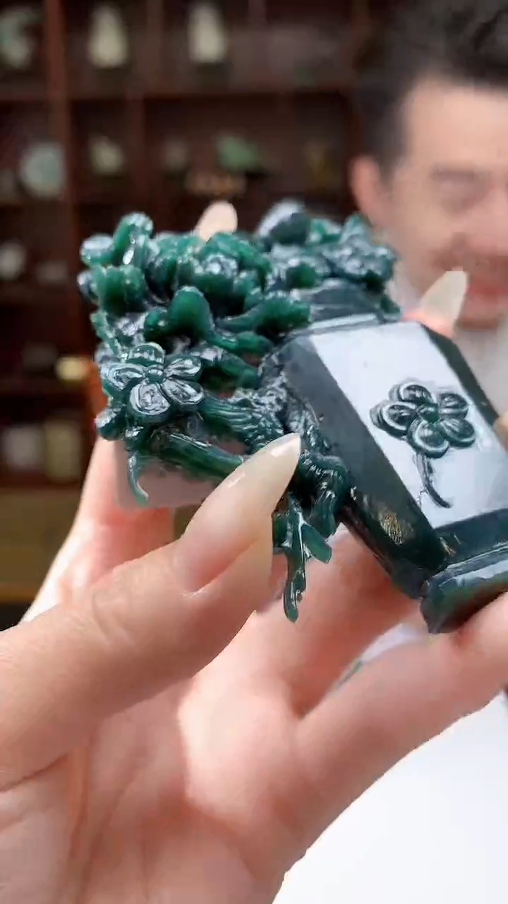 【闪购商品】定制翡翠未镶嵌8046jj-毛货挂件189