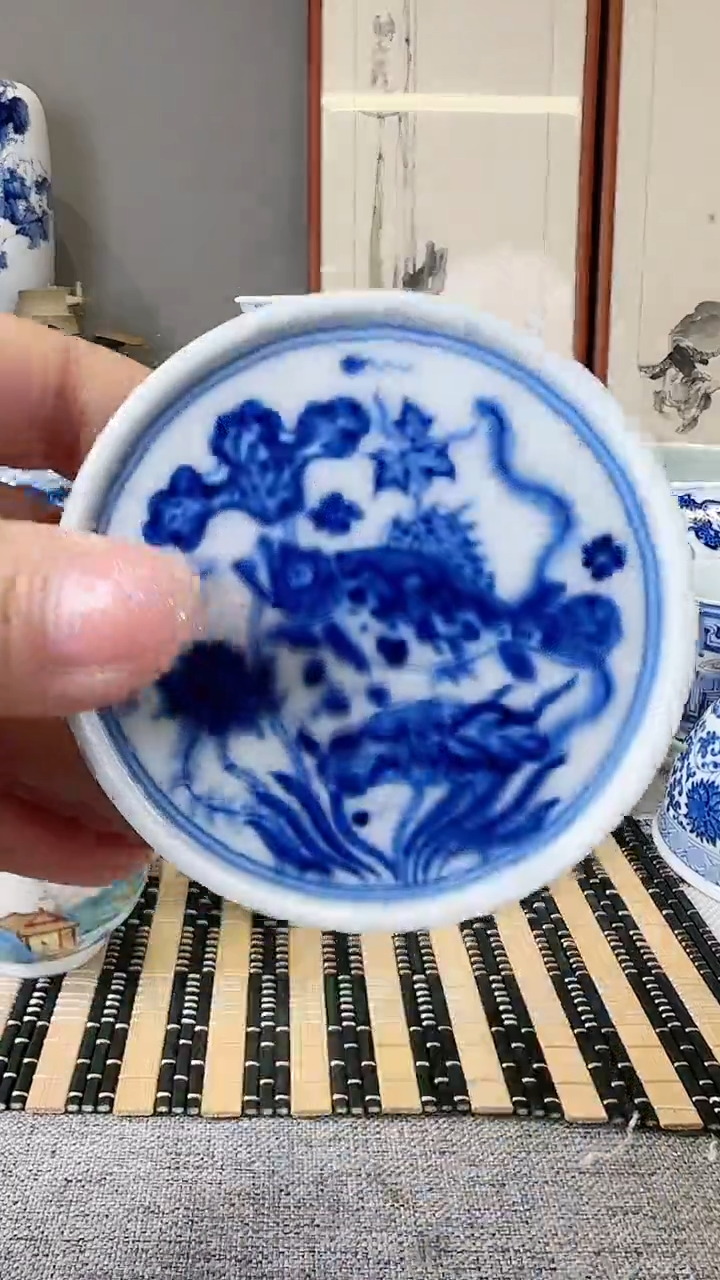 【闪购商品】摆件景德镇手工手绘盖置