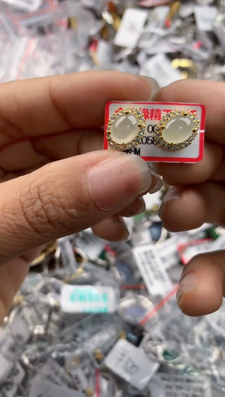 银S925镶嵌戒指翡翠131313---2