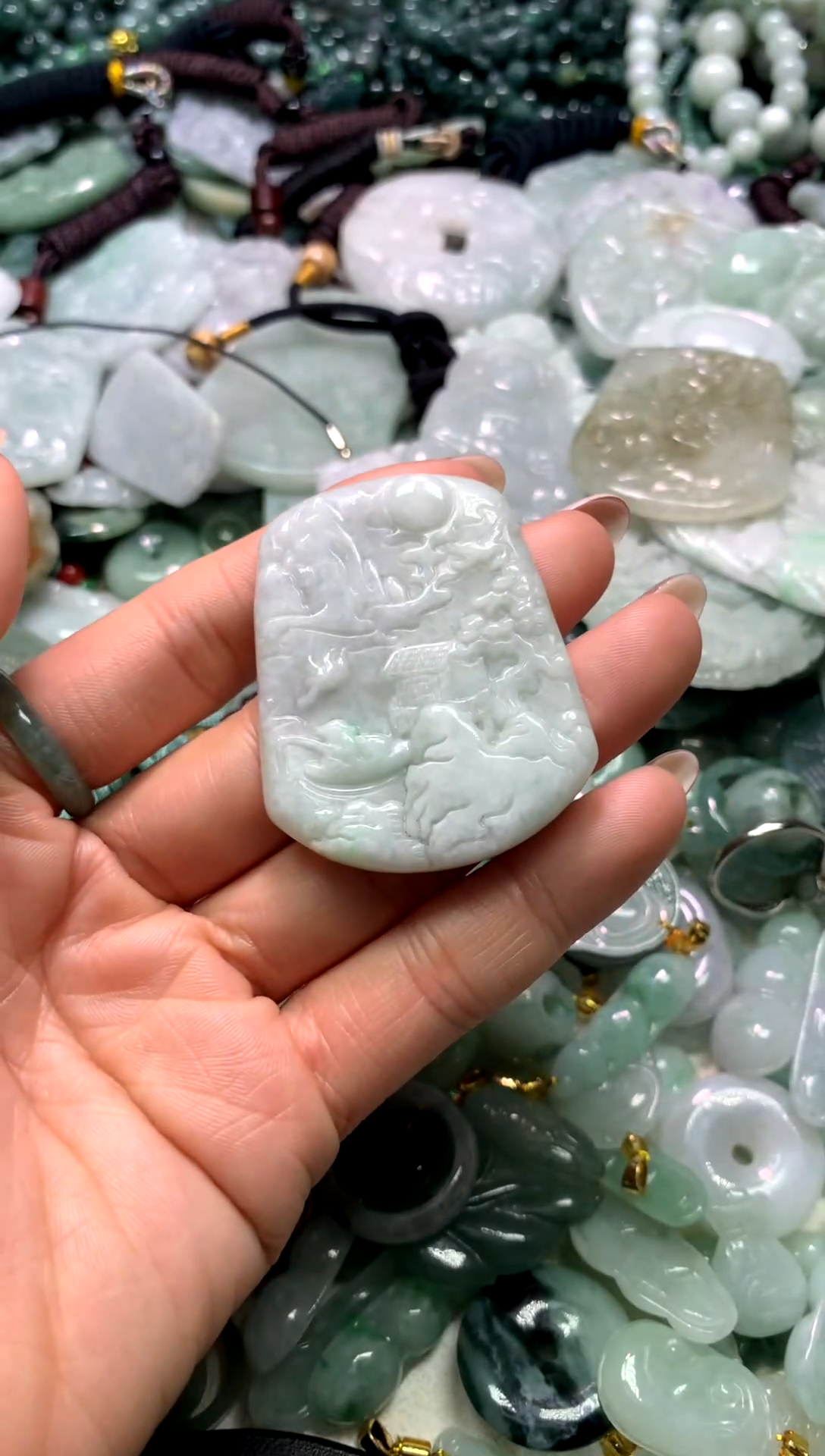 吊坠(不含链)未镶嵌翡翠1