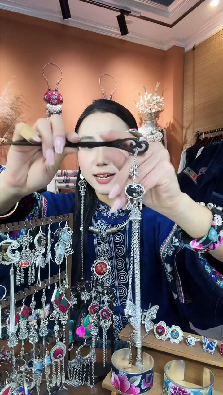 【闪购商品】刺绣纯手工民族风发簪