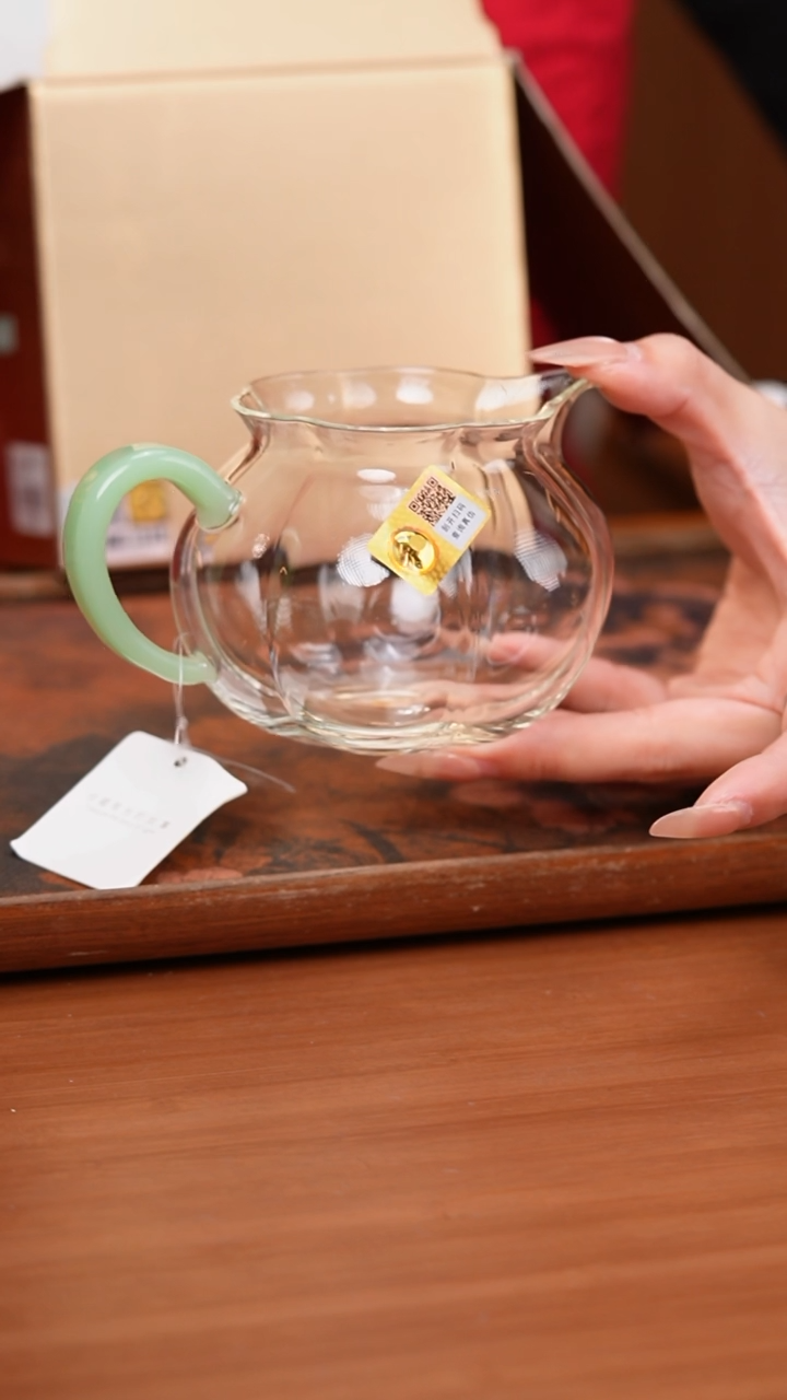 【闪购商品】禾器/晶彩纳福茶海/浅玉色