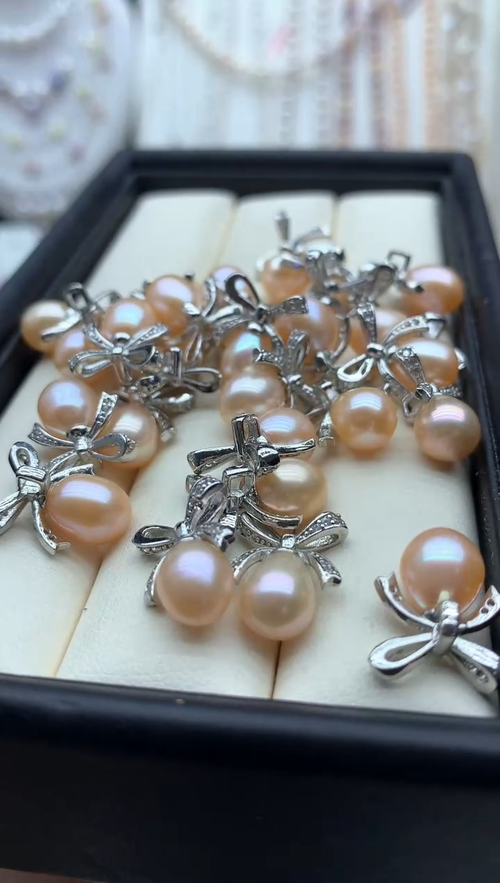 淡水珍珠合金吊坠(不含链)多样性发其一