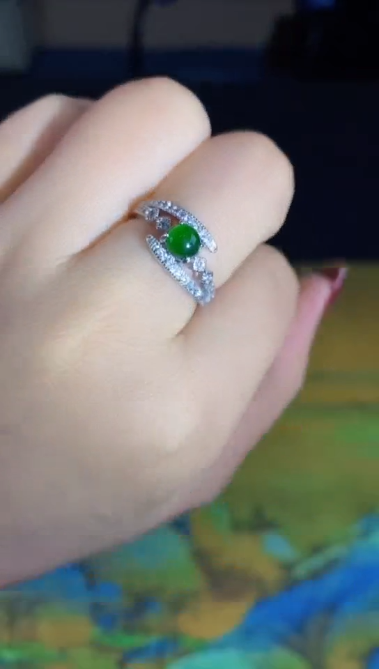 【闪购商品】翡翠颈饰钛钢戒指86437912