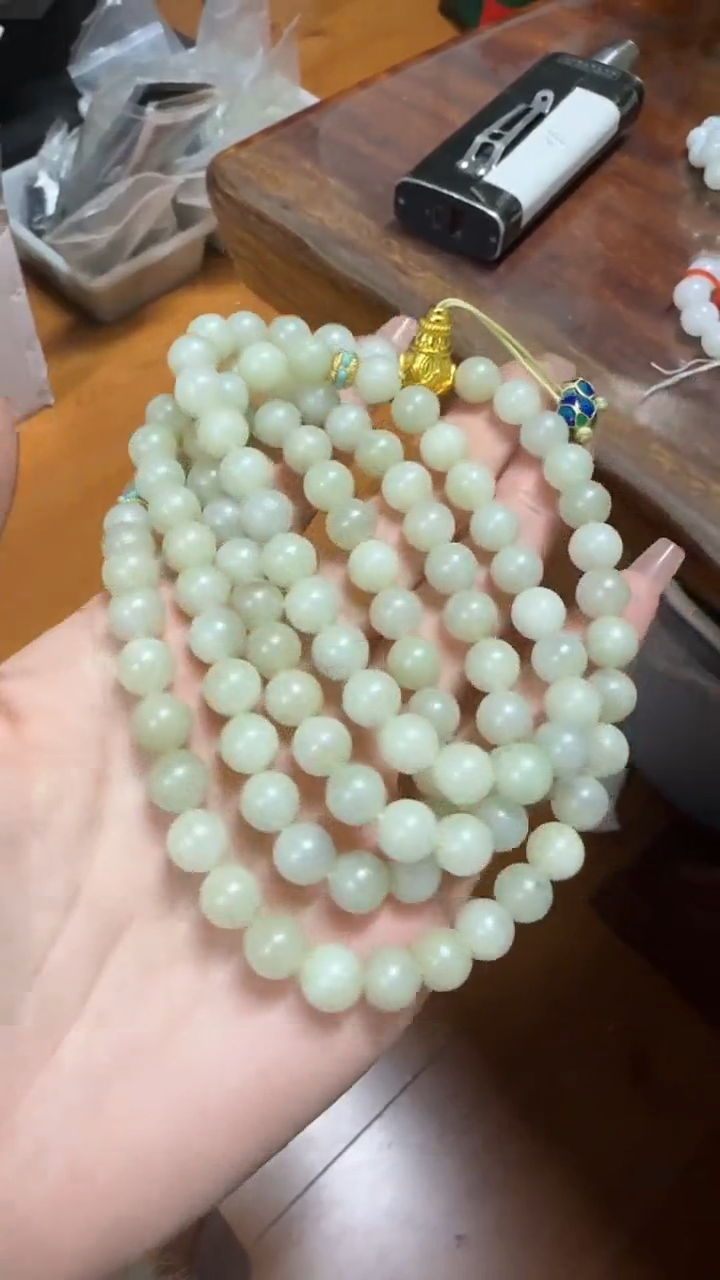 【闪购商品】和田玉珠串未镶嵌珠串