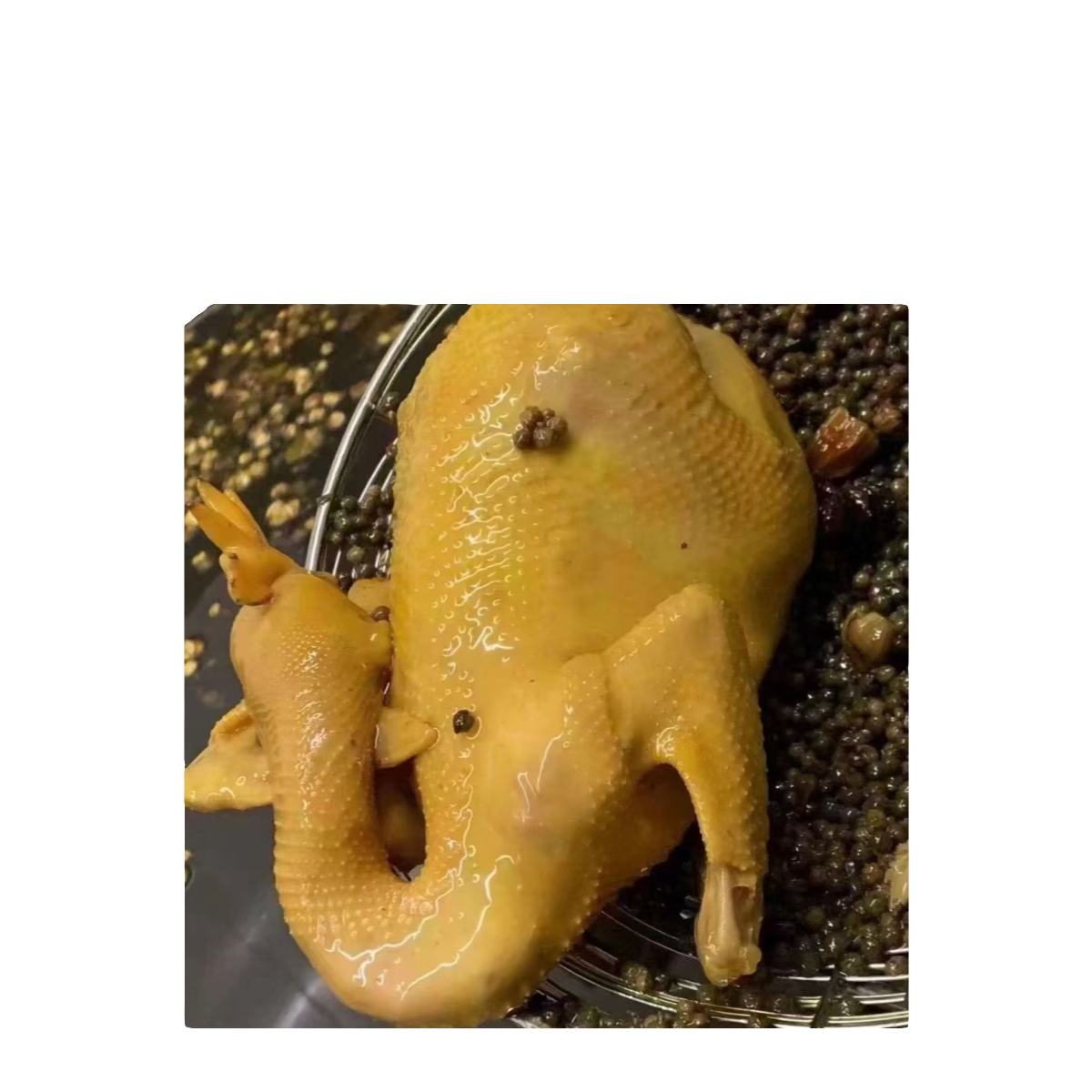 麻香鸡+虎皮鸡蛋（2个）＋烤肠（2个）＋卤豆腐（2片）＋卤鸡腿（1个）