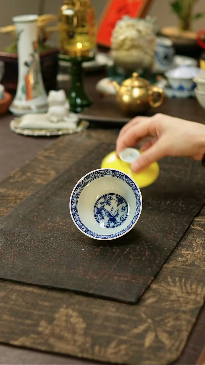 景德镇陶瓷杯碗柴烧多人