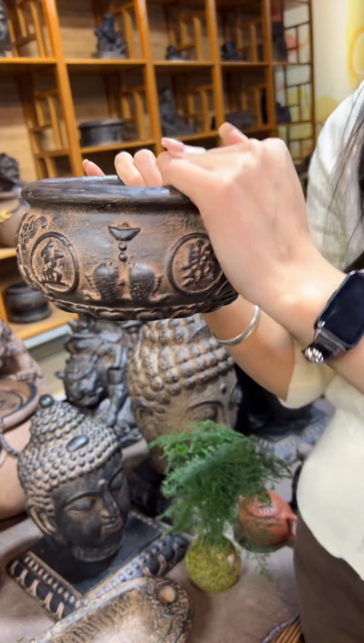 陶土【火山泥】聚宝盆