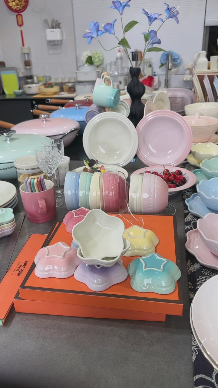 【闪购商品】瓷2件套奶油白花瓣蘸料碟