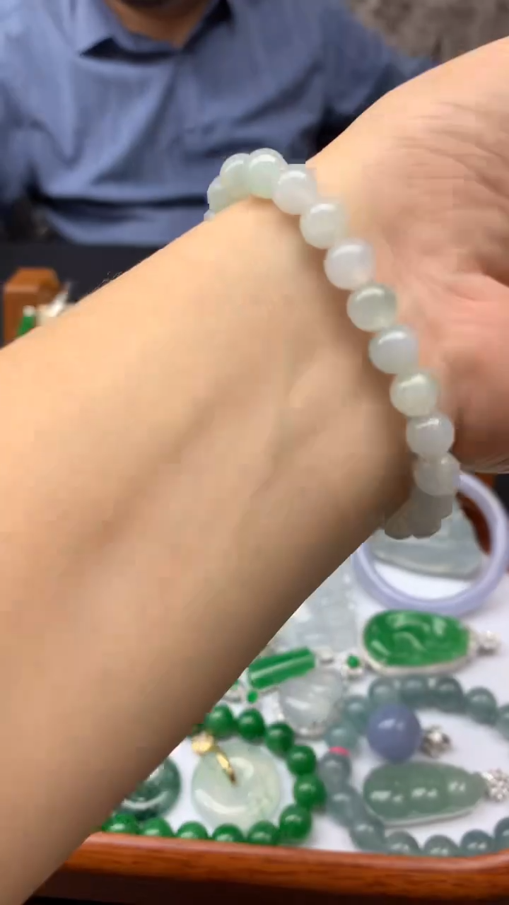 【闪购商品】翡翠手串未镶嵌63-天然翡翠