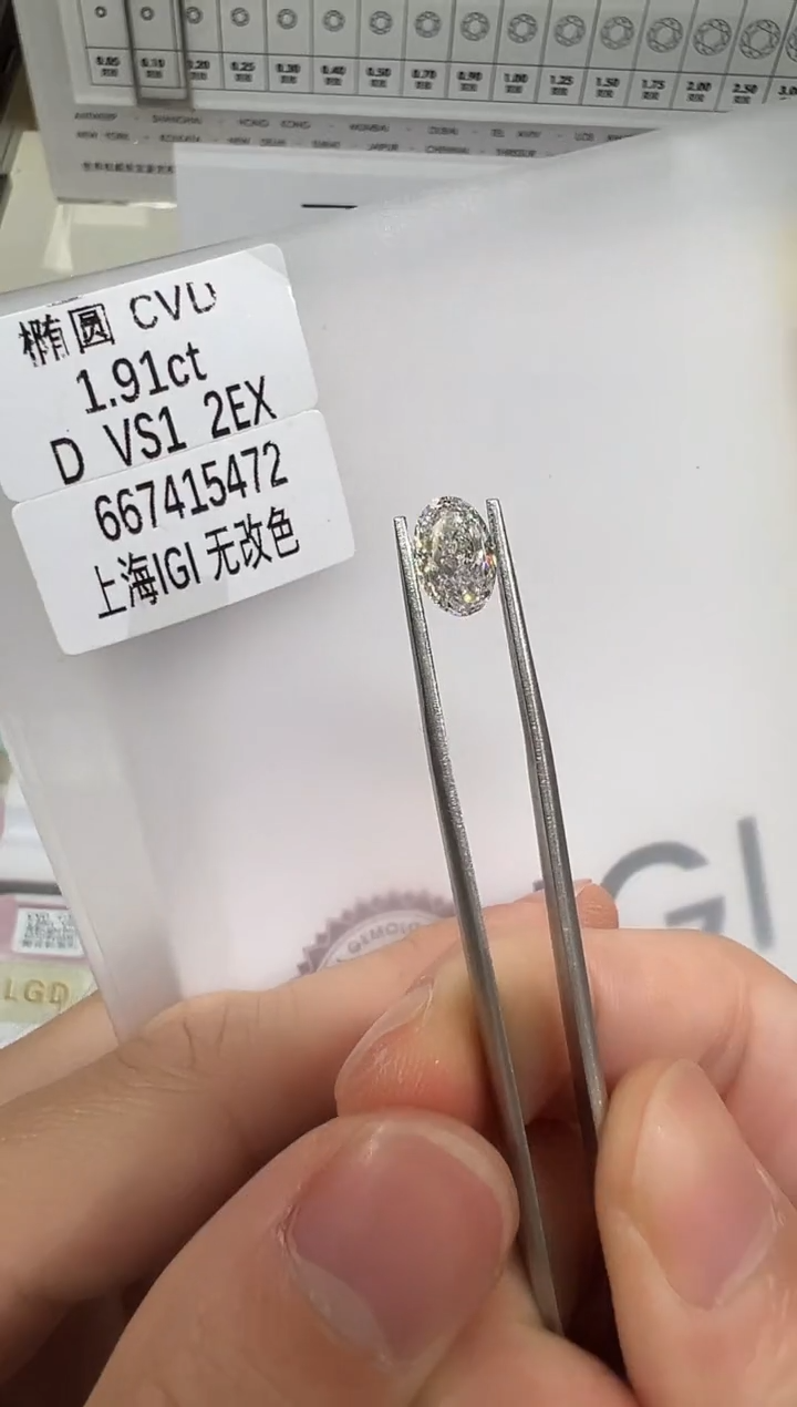 【闪购商品】实验室培育钻石未镶嵌@ 1.91ct 先鉴赏，再定制！