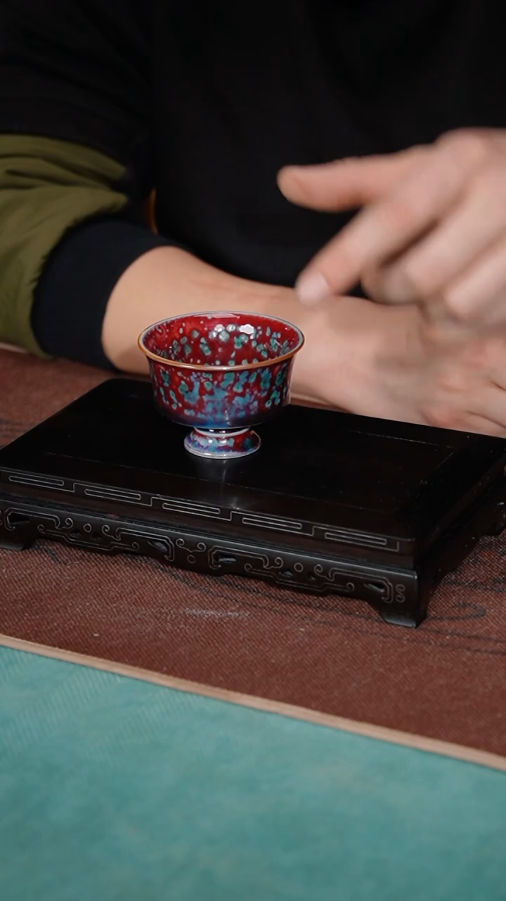 【闪购商品】176-1高足杯（铜彩釉）