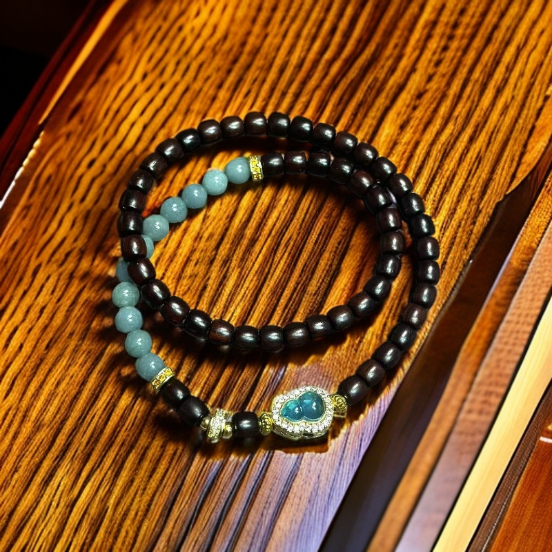 K0001-小叶紫檀双圈➕葫芦