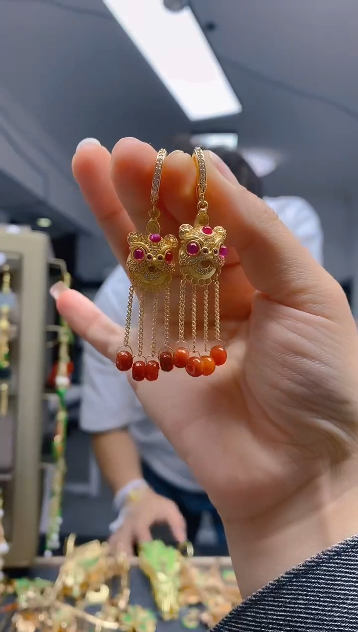 【闪购商品】翡翠耳饰合金0286翡翠耳包