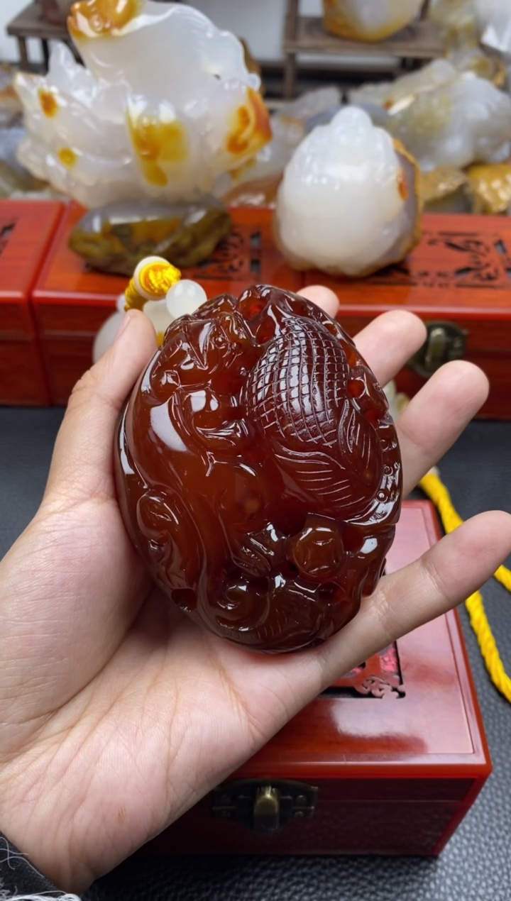 【闪购商品】玛瑙/玉髓手把未镶嵌00