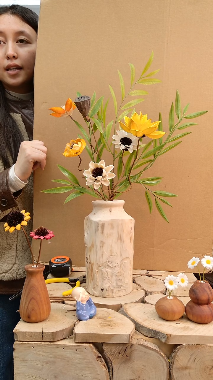 木实木花瓶直播间一物一拍