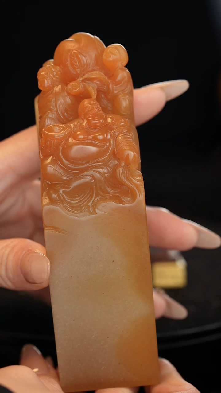 【闪购商品】田黄石弥勒造像雕