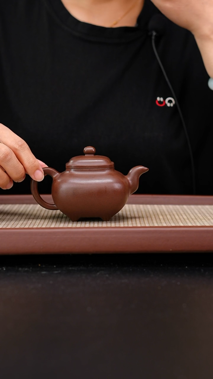 茶壶紫砂汉**7铁芯老紫泥传炉