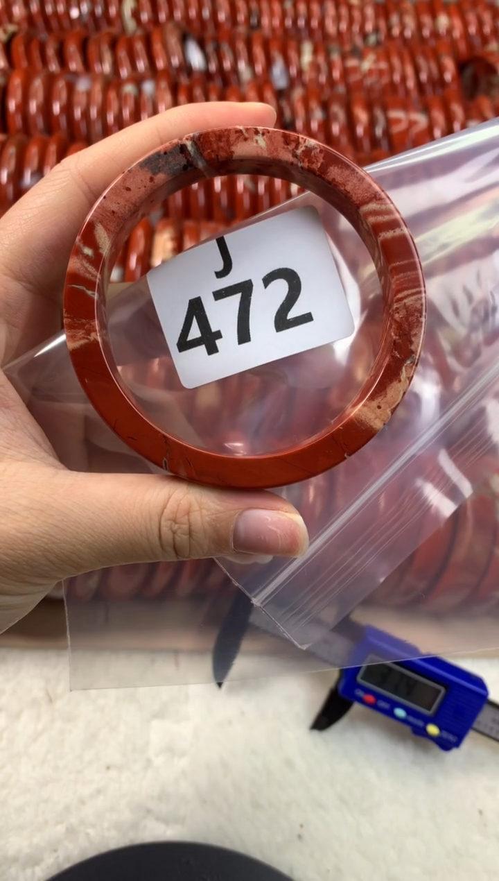 【闪购商品】碧石红碧石手镯J未镶嵌472-60