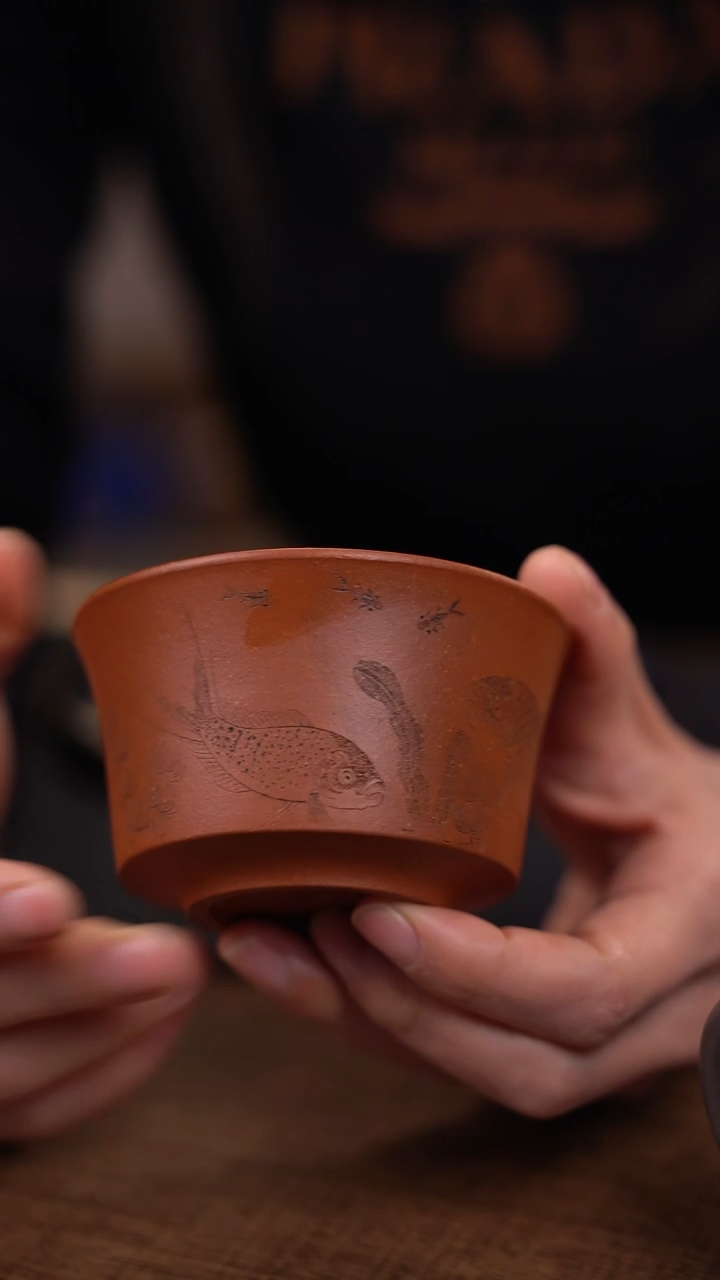 【闪购商品】紫砂茶宠青牧山房  亦如  鱼乐