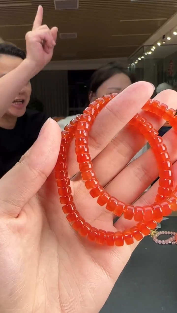 未镶嵌手串南红玛瑙JJD1208025多样性发一