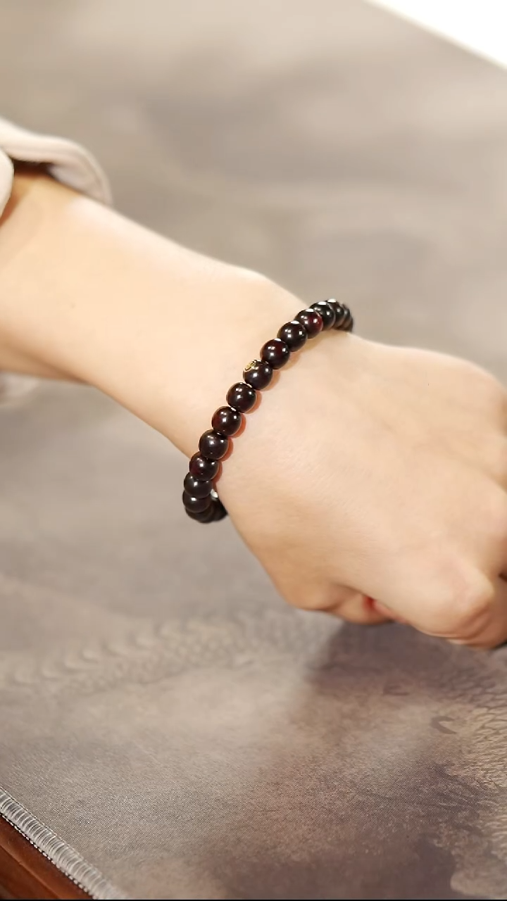 檀香紫檀（小叶紫檀）回流老型金标琴料7mm单圈