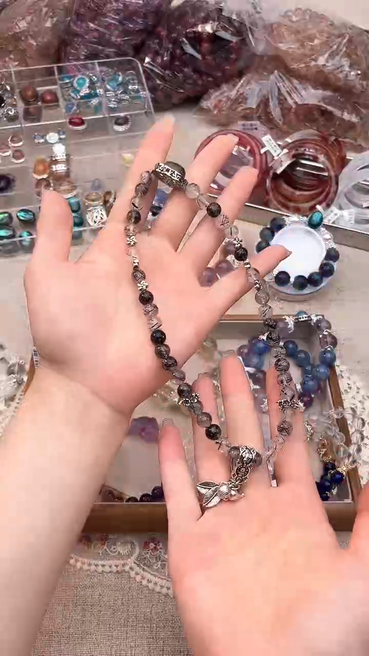 【闪购商品】水晶手链未镶嵌多样性发货发其一颜色微差