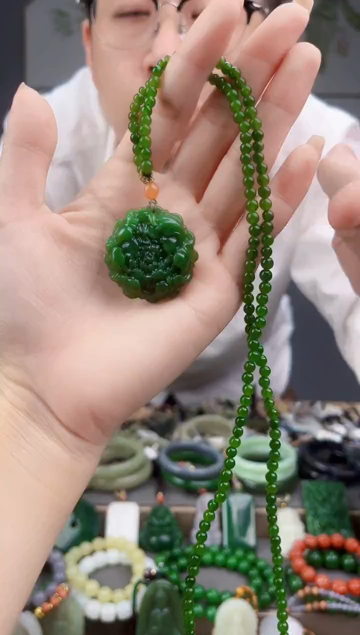 颈饰未镶嵌和田玉多样性发货拍一发一