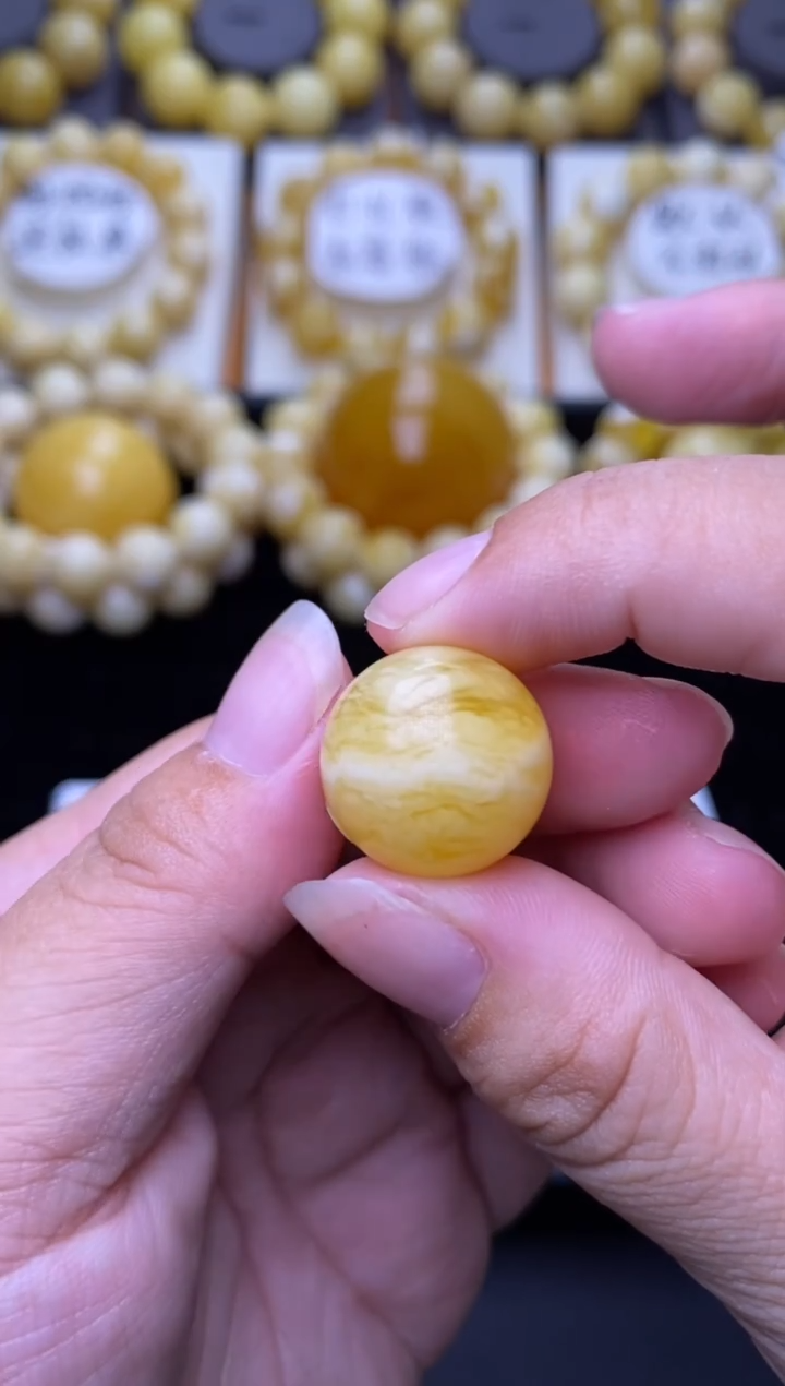 裸石琥珀未镶嵌大小姐珠宝严选50