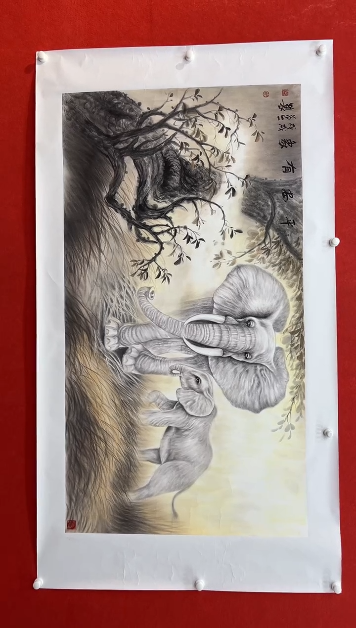 【闪购商品】国画道一老师亲笔绘画作品B144