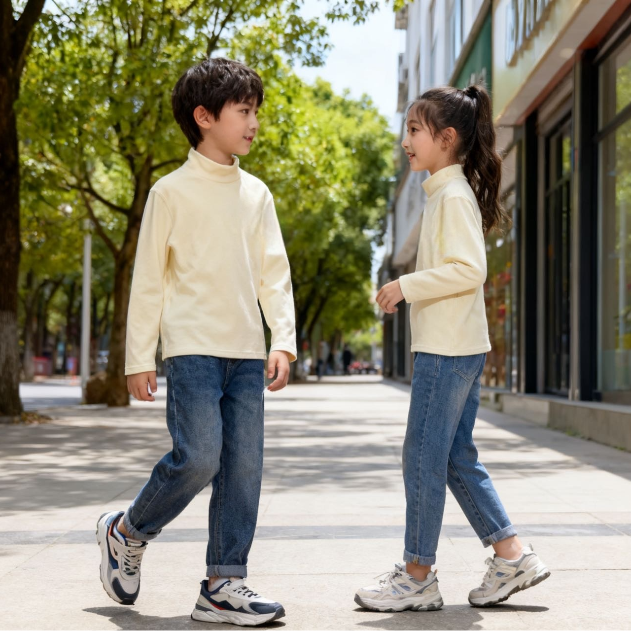 9912高端专享春秋款打底衫米色