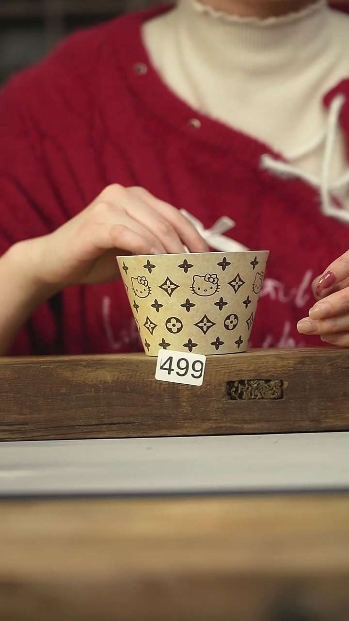 设计师手作款 小满卡通手握杯