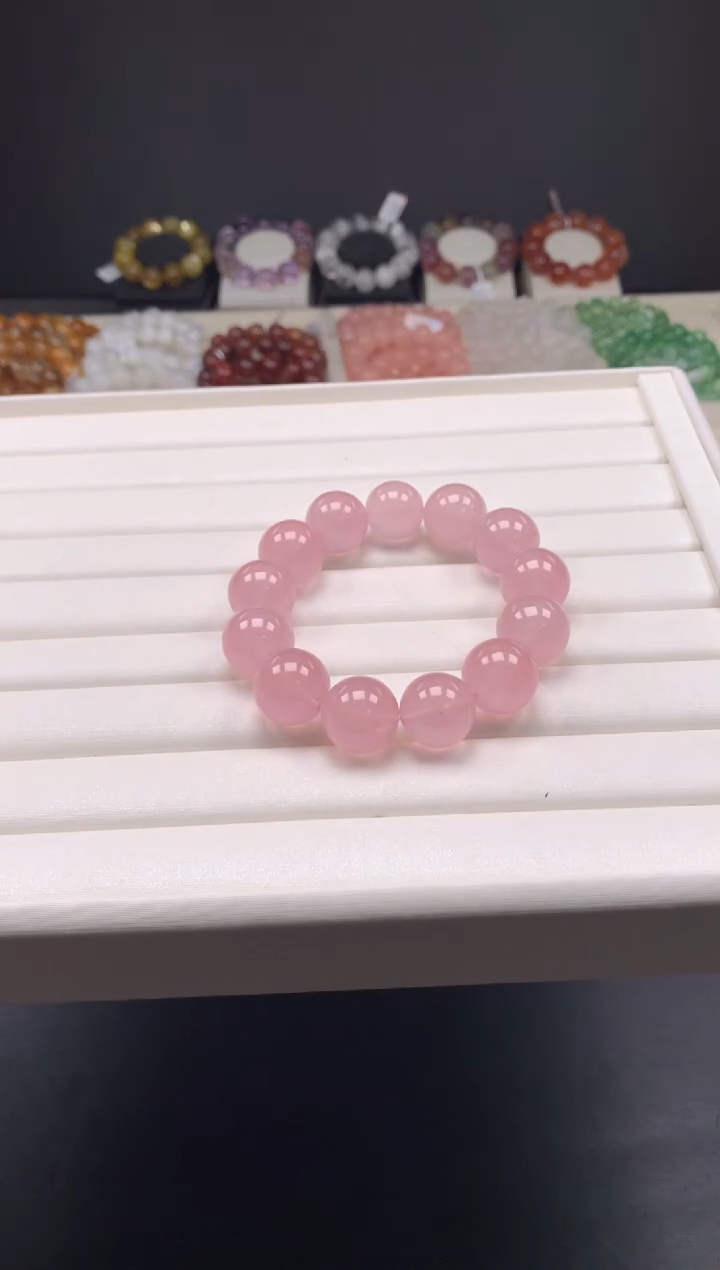 【闪购商品】烟晶手链未镶嵌马粉17，A19