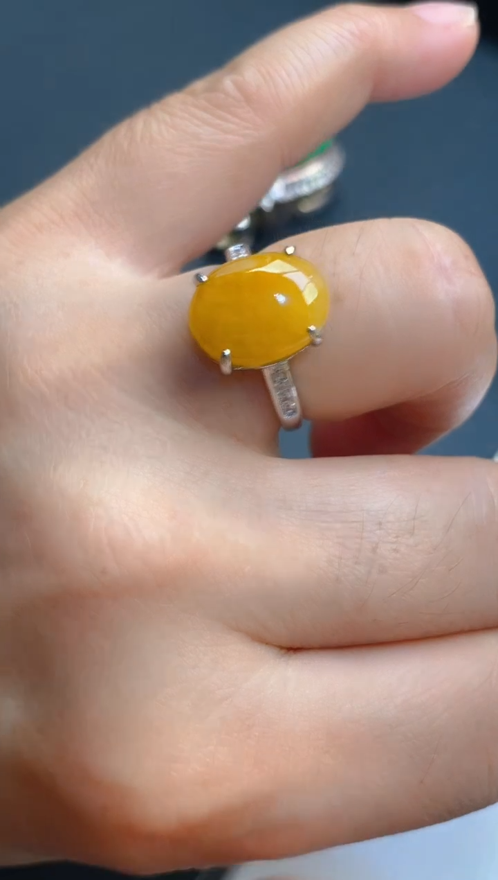 【闪购商品】翡翠耳饰银S925镶嵌天然A货翡翠1