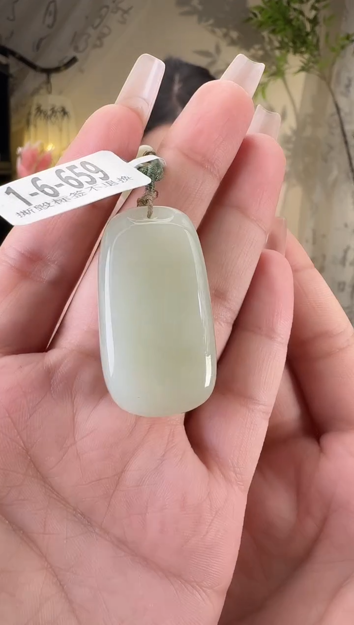 和田玉未镶嵌颈饰1-6-659