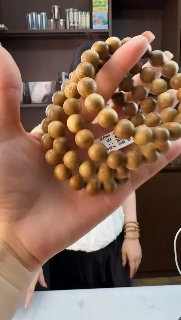 手串沉香1.1马尼捞圆珠野料单圈多样性发一