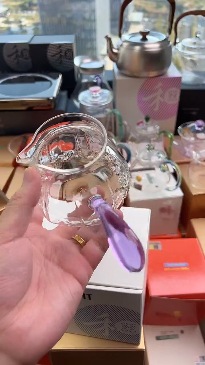 @@禾器晶彩莲君侧把浅紫色