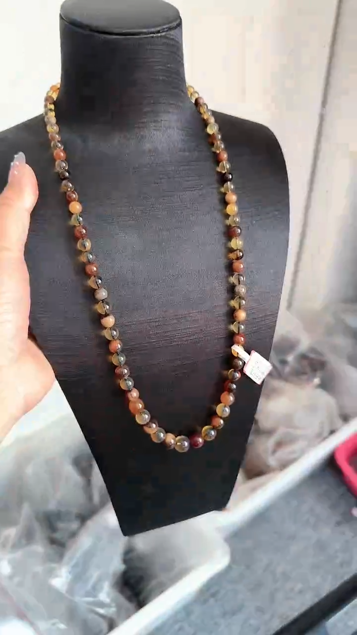 【闪购商品】琥珀手链未镶嵌规格多宝塔链#38